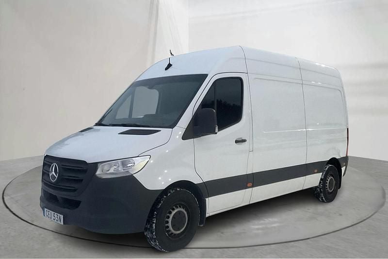 Vit Begagnad 2022 Mercedes E-Sprinter Van | 199 000 kr - Bild 1/4