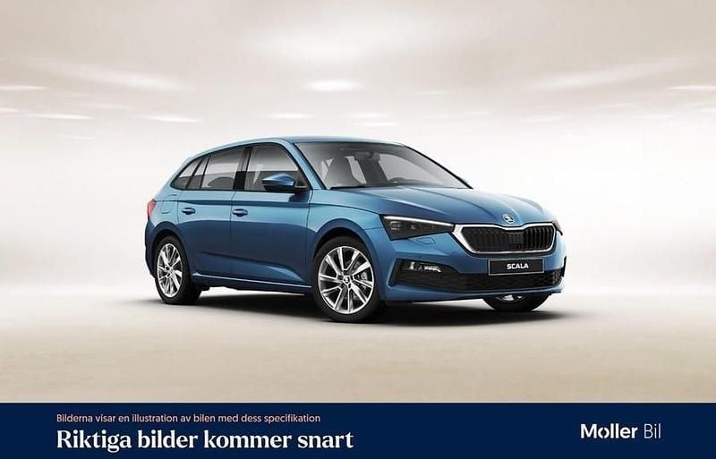 Begagnad Skoda Scala Style 150 HK (110 kW) 2022 Blå Halvkombi