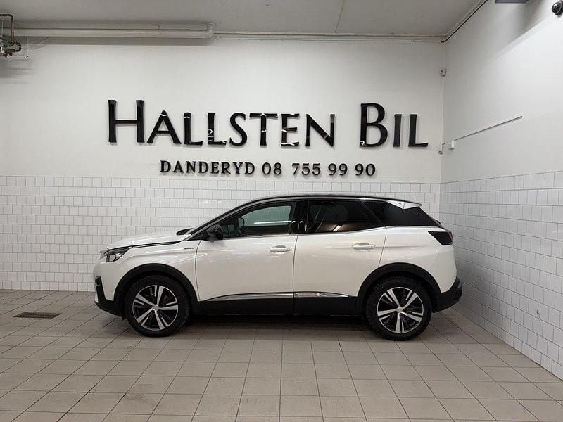 Vit Begagnad 2017 Peugeot 3008 GT-line SUV | 159 000 kr (Bra pris) - Bild 1/4