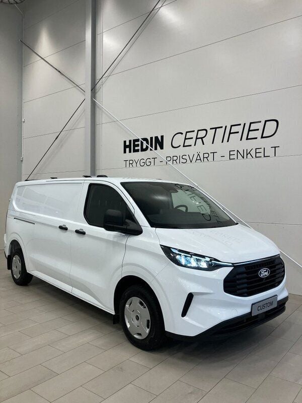 Vit Ny 2024 Ford Transit Custom Van | 592 900 kr (Marknadspris) - Bild 1/4