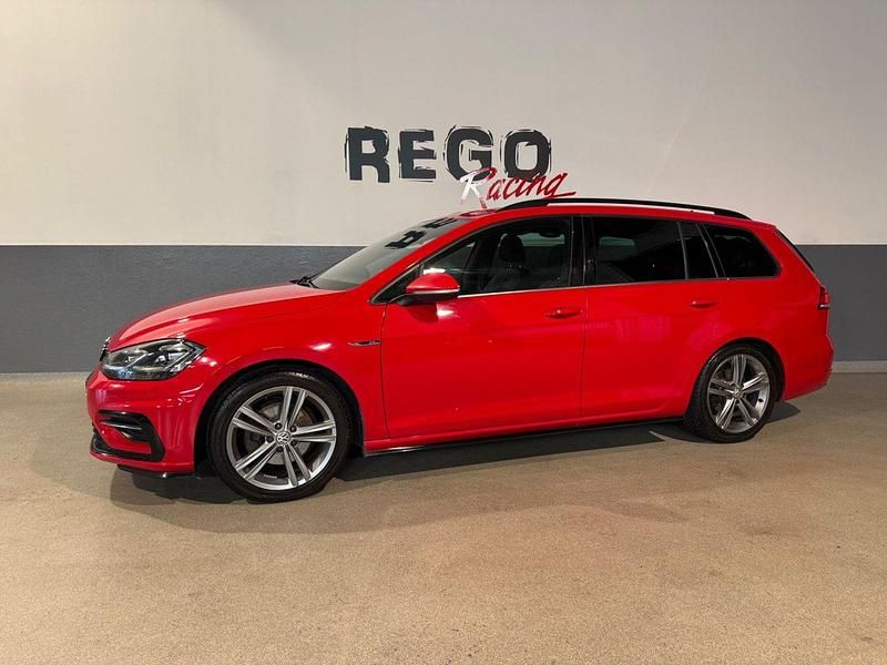 Röd Begagnad 2019 VW Golf VII R-line Kombi | 129 900 kr (Bra pris) - Bild 1/4