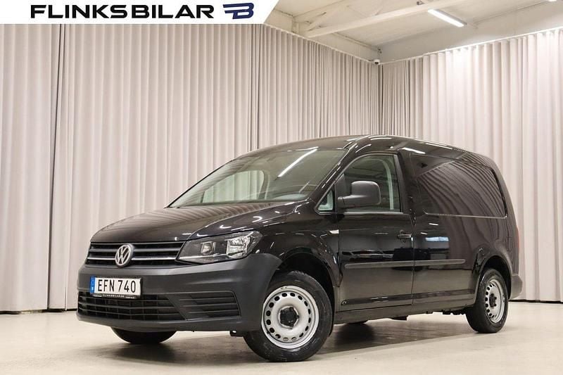 Svart Begagnad 2018 VW Caddy Maxi Minibuss | 189 800 kr (Marknadspris) - Bild 1/4