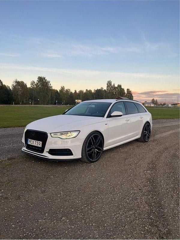 Vit Begagnad 2012 Audi A6 Proline Kombi | 130 000 kr (Marknadspris) - Bild 1/4