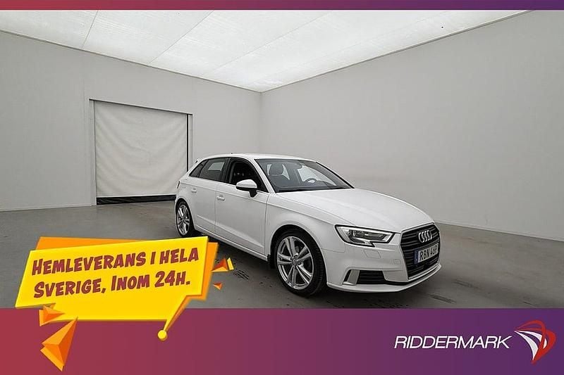 Vit Begagnad 2019 Audi A3 Sport Sedan | 179 800 kr (Marknadspris) - Bild 1/3