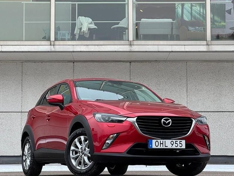 Röd Begagnad 2017 Mazda CX-3 SUV | 129 900 kr (Bra pris) - Bild 1/4