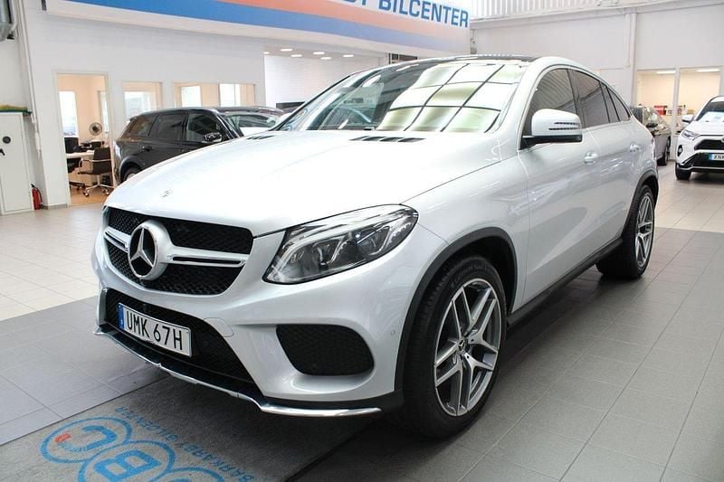 Silver Begagnad 2019 Mercedes GLE350 AMG Sportkupé | 479 900 kr (Marknadspris) - Bild 1/4