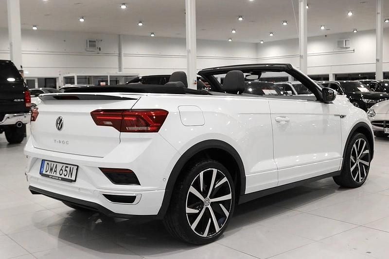 Begagnad VW T-Roc Cabriolet Beats 150 HK (110 kW) 2020 Vit Cab