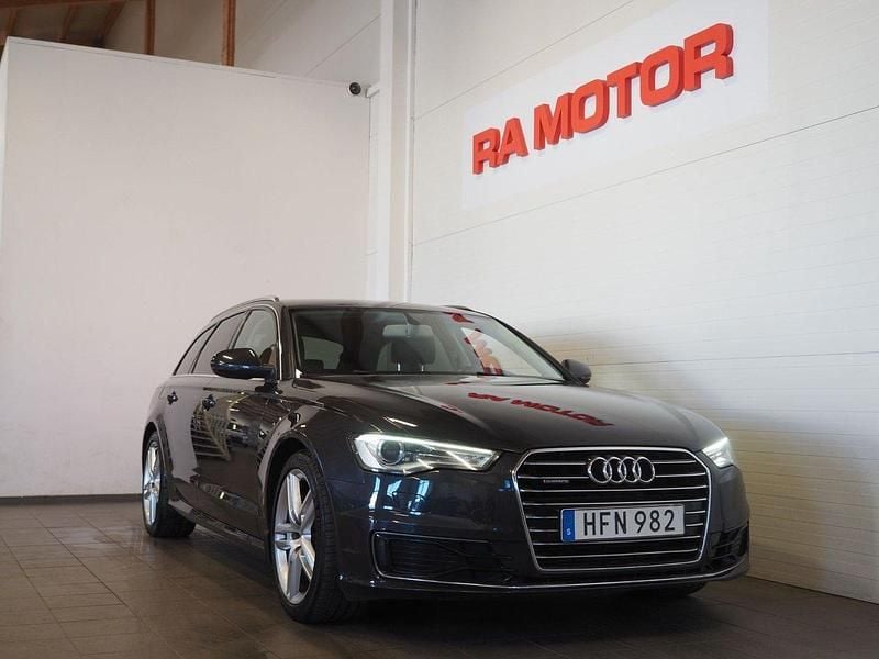 Grå Begagnad 2015 Audi A6 Kombi | 189 900 kr (Marknadspris) - Bild 1/4