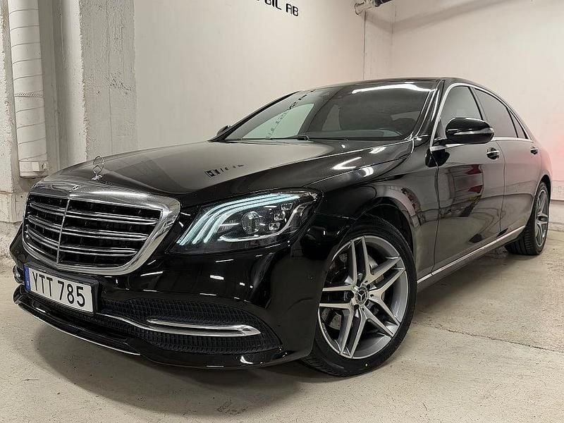 Begagnad Mercedes S350 286 HK (210 kW) 2018 Svart Sedan