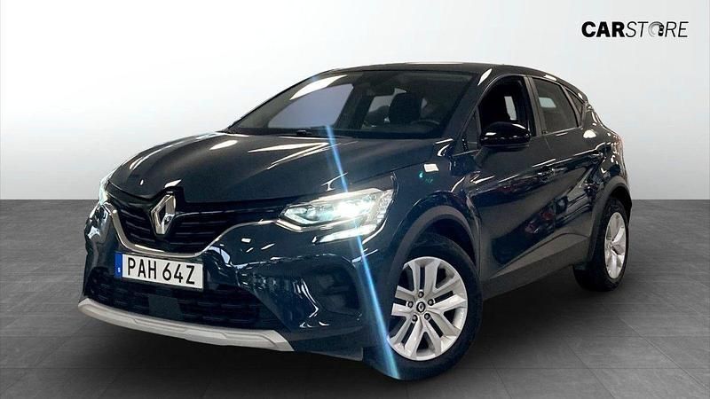 Blå (blue) Begagnad 2021 Renault Captur Zen SUV | 214 900 kr (Marknadspris) - Bild 1/4