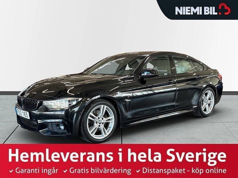 Svart Begagnad 2017 BMW 430 Gran Coupé M Sport Sportkupé | 309 900 kr (Lite dyr) - Bild 1/3