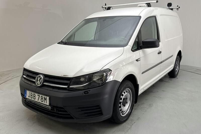 Vit Begagnad 2020 VW Caddy Minibuss | 149 000 kr (Marknadspris) - Bild 1/4