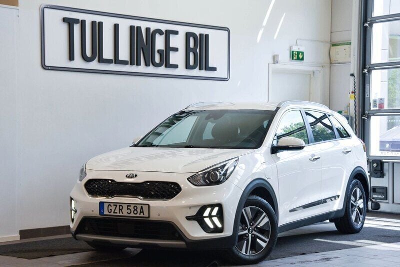 Vit Begagnad 2020 Kia Niro Advance SUV | 199 900 kr (Bra pris) - Bild 1/4