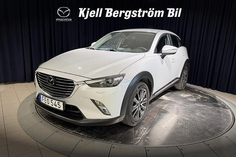 Vit metallic Begagnad 2016 Mazda CX-3 Optimum SUV | 115 000 kr (Marknadspris) - Bild 1/4
