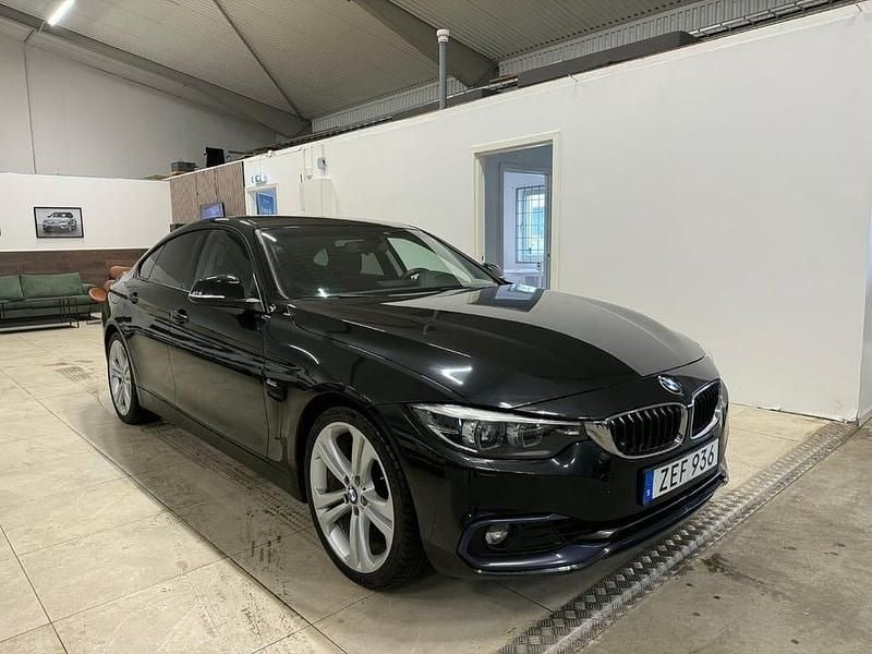 Begagnad BMW 420 Gran Coupé Sport Line 184 HK (135 kW) 2018 Svart Sportkupé