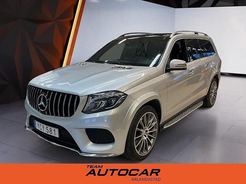 Silver Begagnad 2016 Mercedes GLS350 AMG line SUV | 424 900 kr (Marknadspris) - Bild 1/4