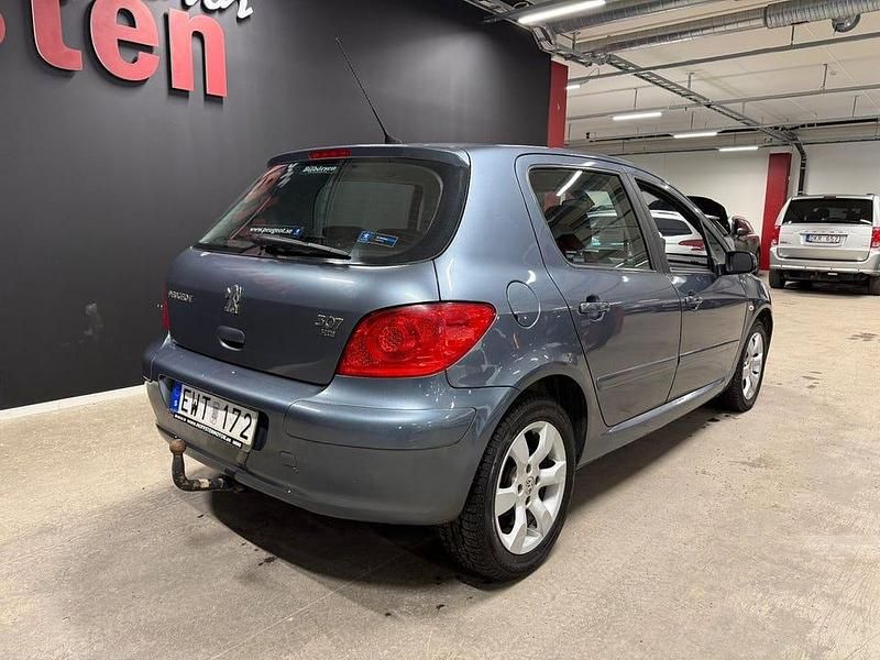 Begagnad Peugeot 307 109 HK (80 kW) 2007 Mörkgrå Halvkombi