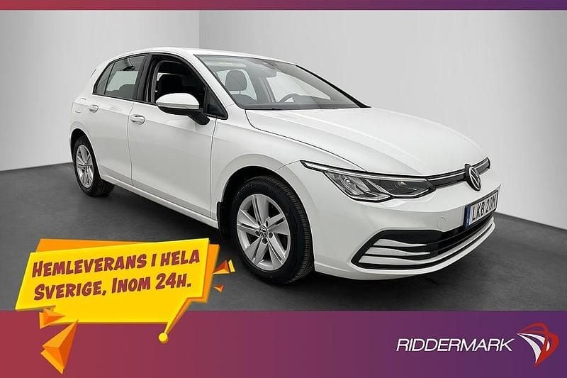 Vit Begagnad 2020 VW Golf VIII Halvkombi | 199 900 kr (Marknadspris) - Bild 1/3