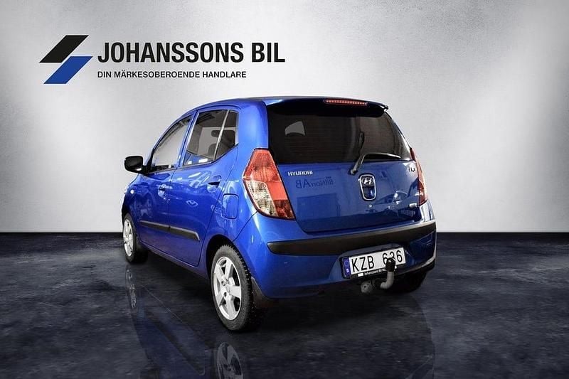 Begagnad Hyundai i10 78 HK (57 kW) 2010 Blå Halvkombi