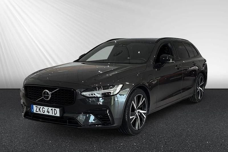 Begagnad Volvo V90 R-Design 344 HK (253 kW) 2021 Grå Kombi