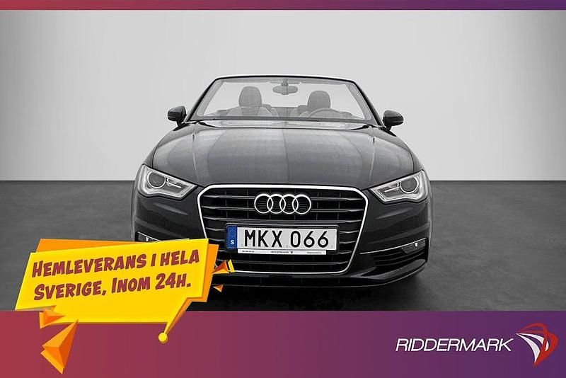 Begagnad Audi A3 110 HK (80 kW) 2015 Svart Cab