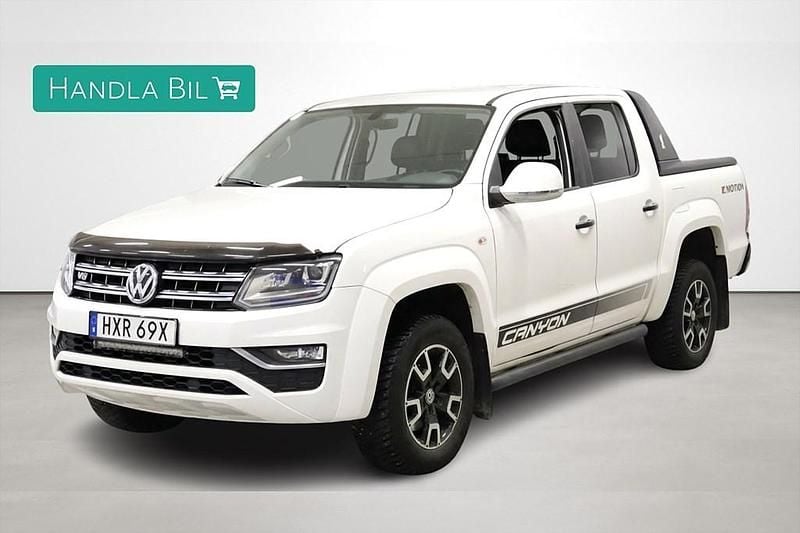 Vit Begagnad 2020 VW Amarok Canyon Pickup | 449 900 kr (Marknadspris) - Bild 1/4