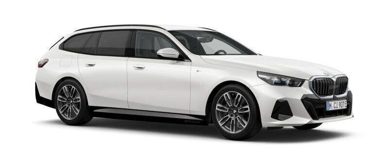 Vit (mineral white) Ny 2025 BMW 530e Shadowline Kombi | 723 700 kr (Marknadspris) - Bild 1/2