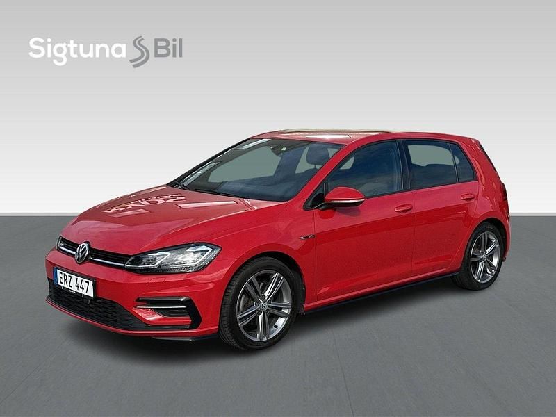 Röd Begagnad 2019 VW Golf VII GT Halvkombi | 219 800 kr (Marknadspris) - Bild 1/3