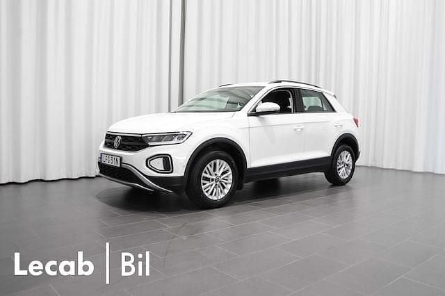 Vit Begagnad 2022 VW T-Roc Life SUV | 264 500 kr (Marknadspris) - Bild 1/4