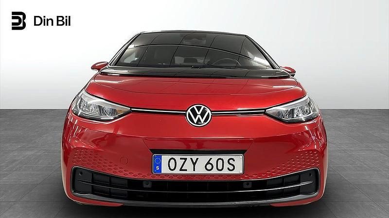 Begagnad VW ID.3 Pro Performance 150 kW (204 HK) 2023 Röd Halvkombi