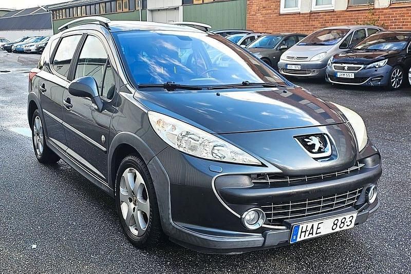 Begagnad Peugeot 207 Outdoor 120 HK (88 kW) 2008 Mörkgrå (grå) Kombi