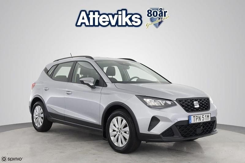 Silver Begagnad 2024 Seat Arona CONNECT SUV | 188 900 kr (Marknadspris) - Bild 1/3