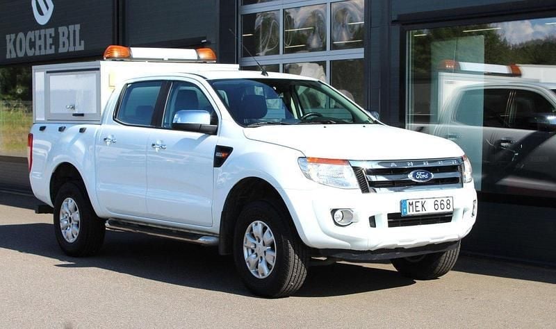 Vit Begagnad 2012 Ford Ranger XLT Pickup | 219 900 kr (Dyr) - Bild 1/4