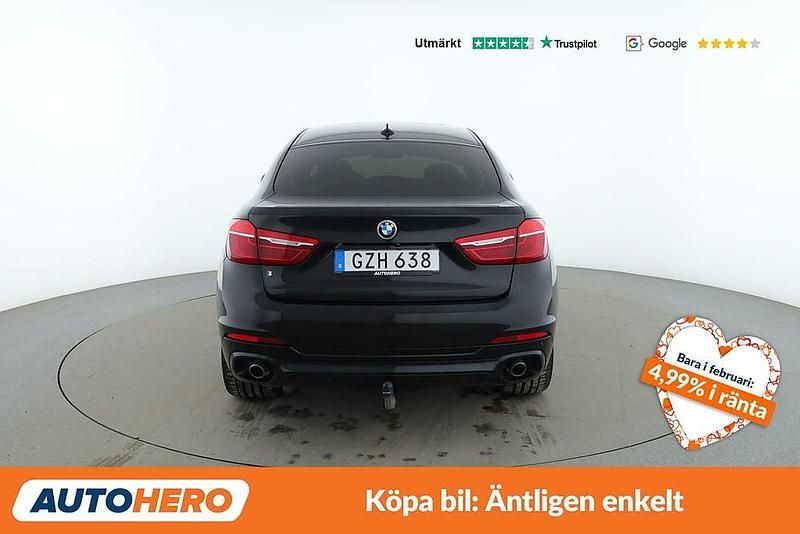 Begagnad BMW X6 258 HK (189 kW) 2015 Svart SUV