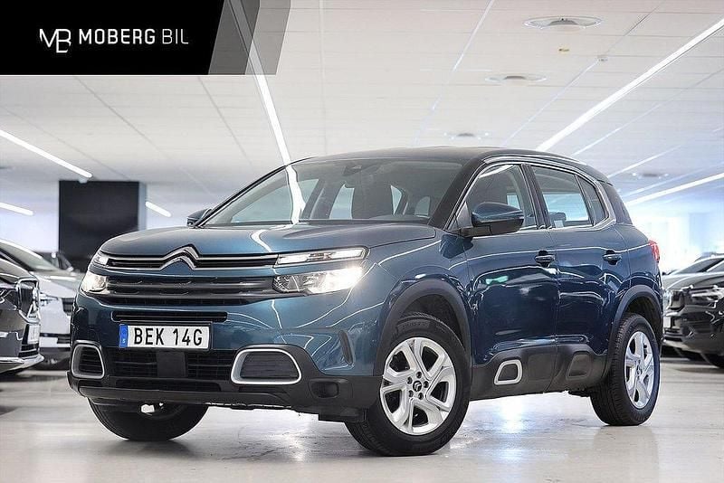Grön Begagnad 2020 Citroën C5 Aircross PureTech SUV | 194 900 kr (Marknadspris) - Bild 1/3