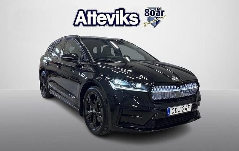 Begagnad Skoda Enyaq iV RS 219 kW (299 HK) 2023 Svart SUV