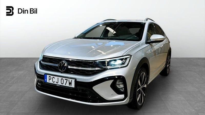 Reflex silver metallic Begagnad 2025 VW Taigo R-line SUV | 264 900 kr (Marknadspris) - Bild 1/4