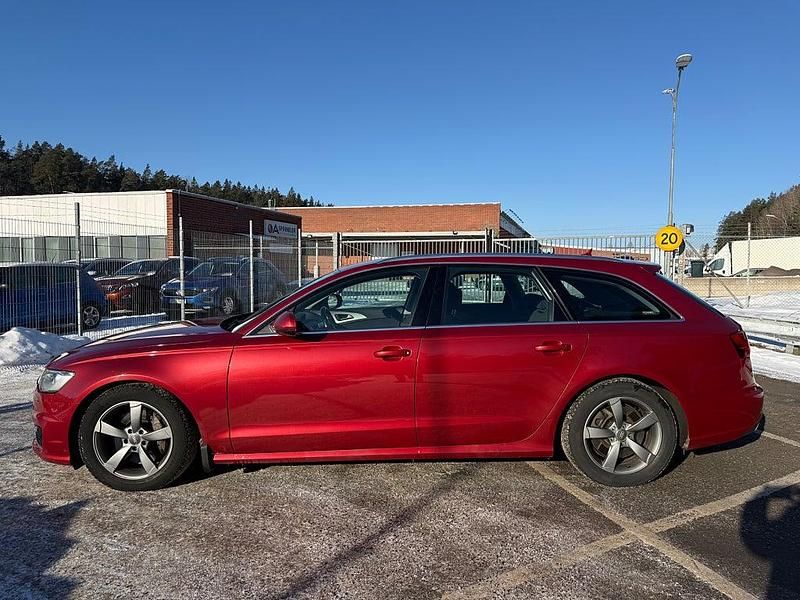 Begagnad Audi A6 218 HK (160 kW) 2015 Röd Kombi
