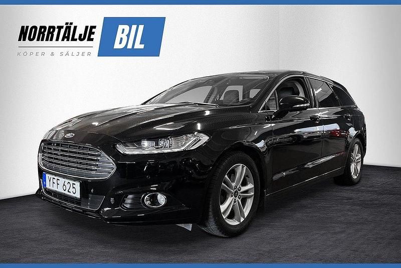 Svart Begagnad 2016 Ford Mondeo Business Edition Kombi | 109 900 kr (Marknadspris) - Bild 1/3
