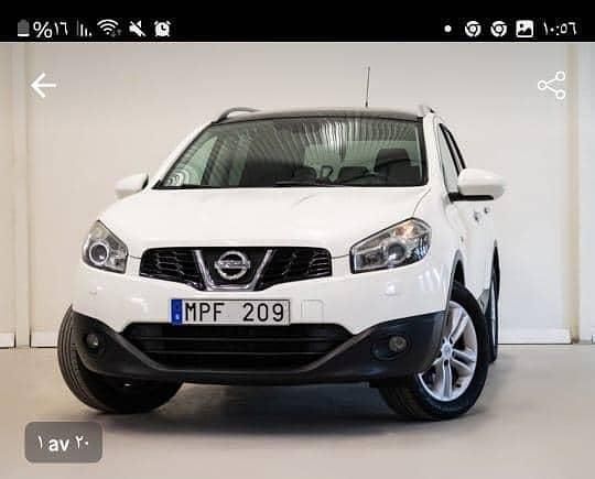 Vit Begagnad 2010 Nissan Qashqai +2 SUV | 99 000 kr (Lite dyr) - Bild 1/2