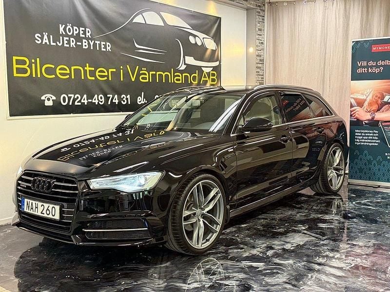 Svart Begagnad 2016 Audi A6 Ambition Kombi | 169 900 kr (Marknadspris) - Bild 1/4