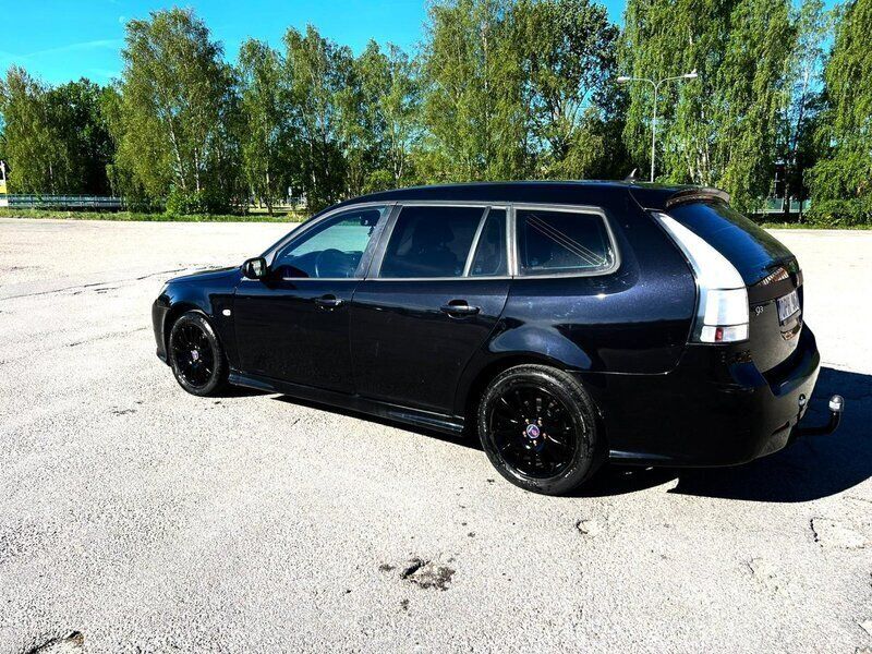 Svart Begagnad 2008 Saab 9-3 Vector Kombi | 38 900 kr (Lite dyr) - Bild 1/4