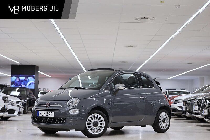 Grå Begagnad 2019 Fiat 500C Lounge Cab | 169 900 kr (Dyr) - Bild 1/3
