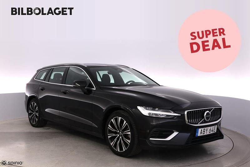 Svart Begagnad 2023 Volvo V60 Core Kombi | 379 500 kr (Marknadspris) - Bild 1/4