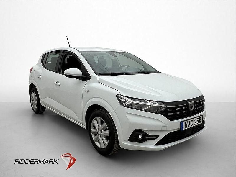 Begagnad Dacia Sandero Comfort 91 HK (66 kW) 2022 Vit Halvkombi