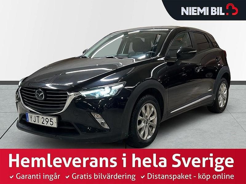 Begagnad Mazda CX-3 Optimum 105 HK (77 kW) 2016 Svart SUV