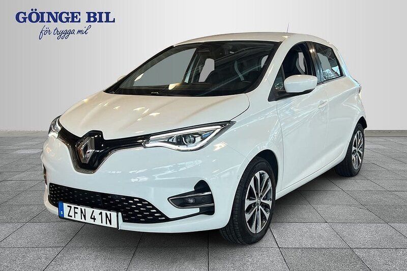 Vit Begagnad 2021 Renault Zoe Intens Halvkombi | 189 000 kr (Lite dyr) - Bild 1/4