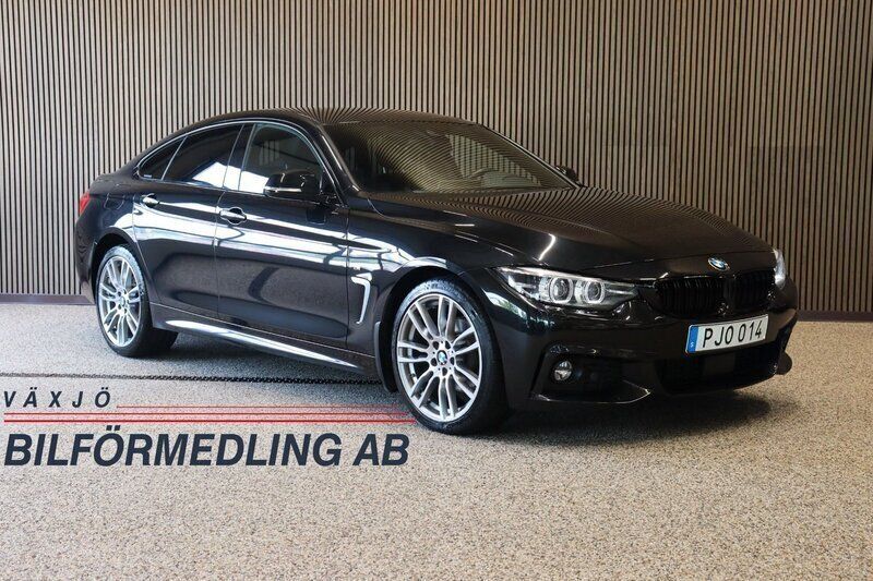 Svart Begagnad 2017 BMW 420 Gran Coupé M Sport Sportkupé | 259 000 kr (Marknadspris) - Bild 1/4