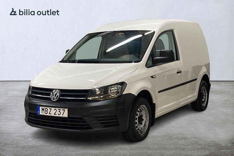 Vit Begagnad 2016 VW Caddy Minibuss | 89 900 kr (Marknadspris) - Bild 1/3