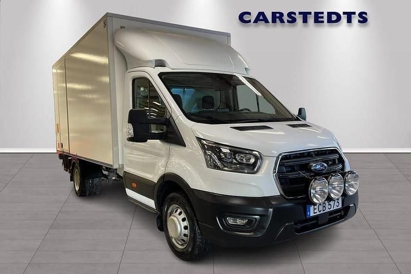 Vit Begagnad 2021 Ford Transit Pickup | 369 000 kr (Superpris) - Bild 1/4